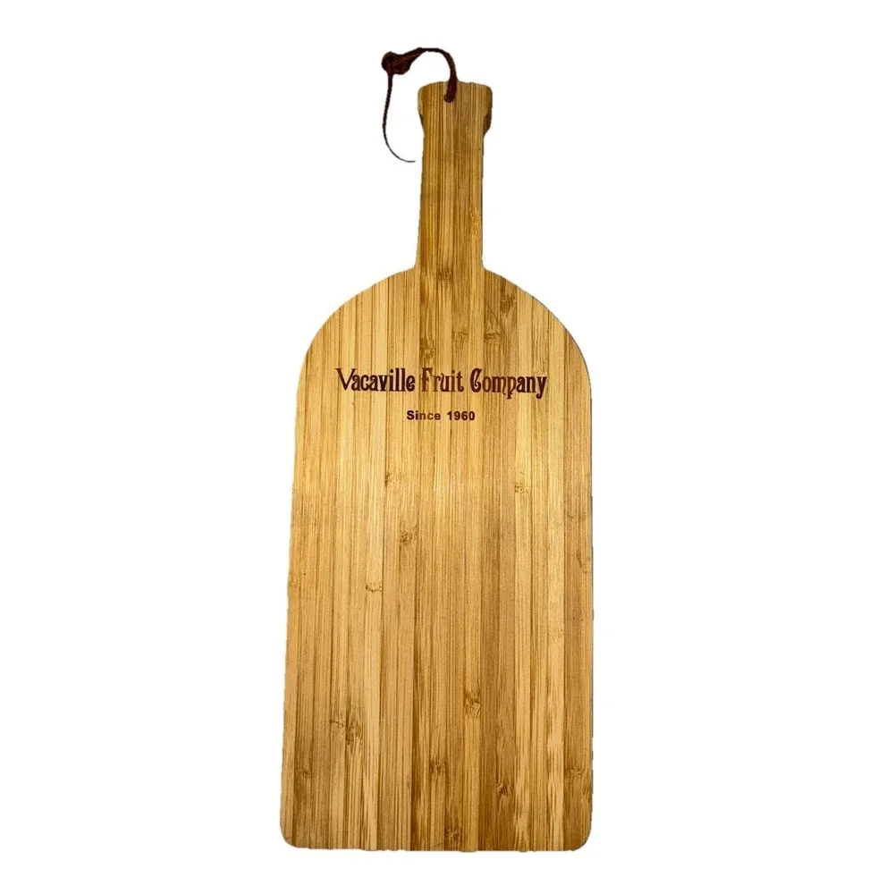 Vacaville Fruit‎ Co Cheese Charcuterie Board Bamboo 14x5.5